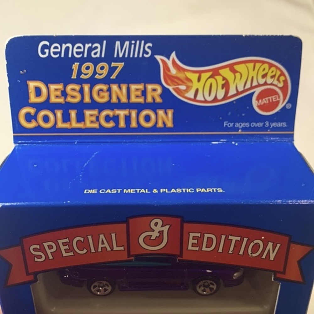 🔹NEW.. 1997 General Mills Designer Collection Hot Wheels Special Edition Set…